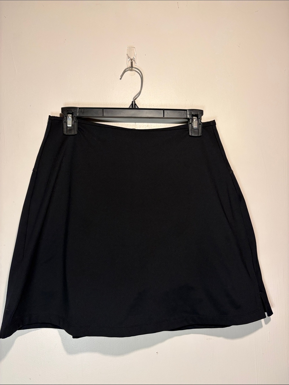 Girlfriend Collective Black Mini Athletic Skort- Built In Shorts Size Large
